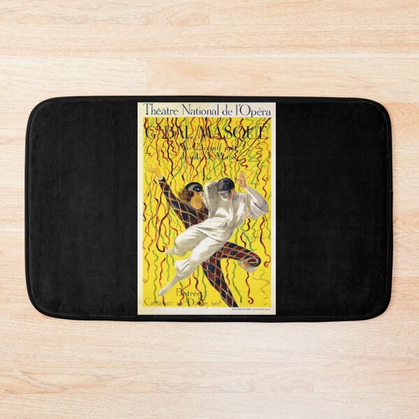 Item preview, Grand Bal Masque Poster by Cappiello, 1921 | Vintage French Opera Ball Ad | Retro Masquerade Wall Art designed and sold by artofuniverse.