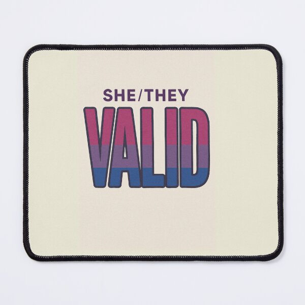 Item preview, She/They VALID designed and sold by Katrides.