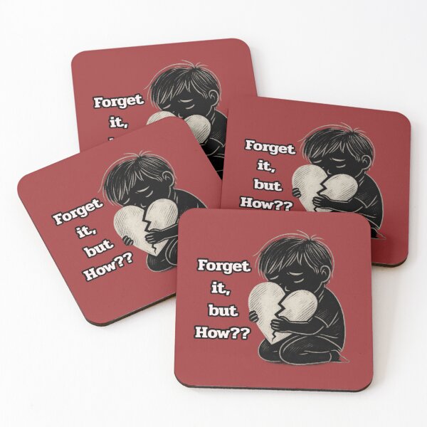 Item preview, Forget It But How – Heartbreak Mental Health Support Sketch Art designed and sold by Just Meaningful.