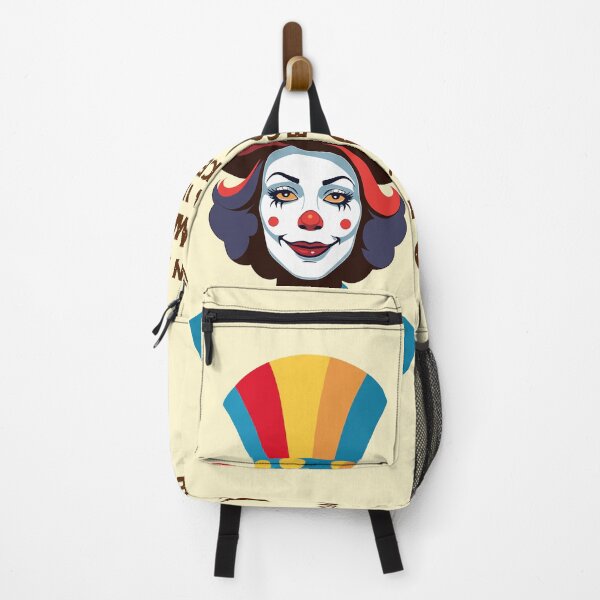 Item preview, Clown Woman in the Palace - Satirical Circus | Brown Font designed and sold by FocusChillax.