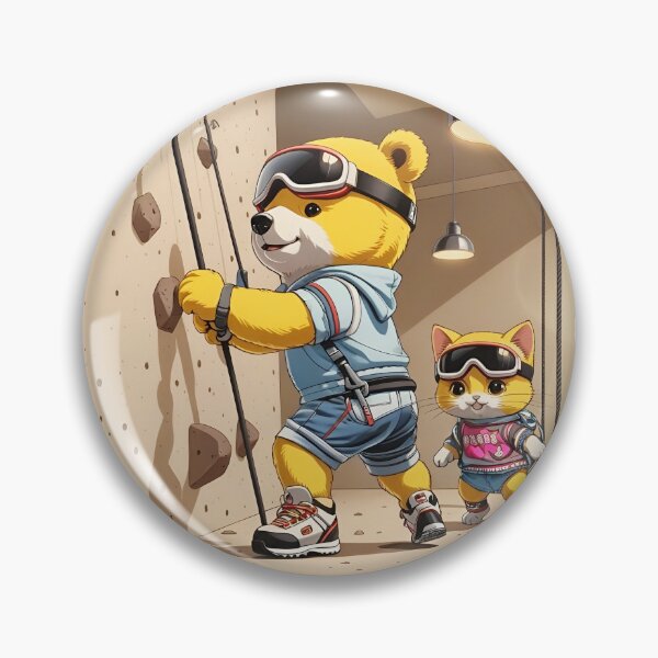 Item preview, Cute, Smiling Animals Go Paraclimbing designed and sold by Pim-Crystal.