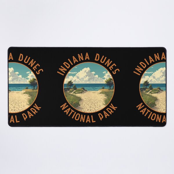 Item preview, Indiana Dunes National Park Retro Distressed Circle designed and sold by KrisSidDesigns.