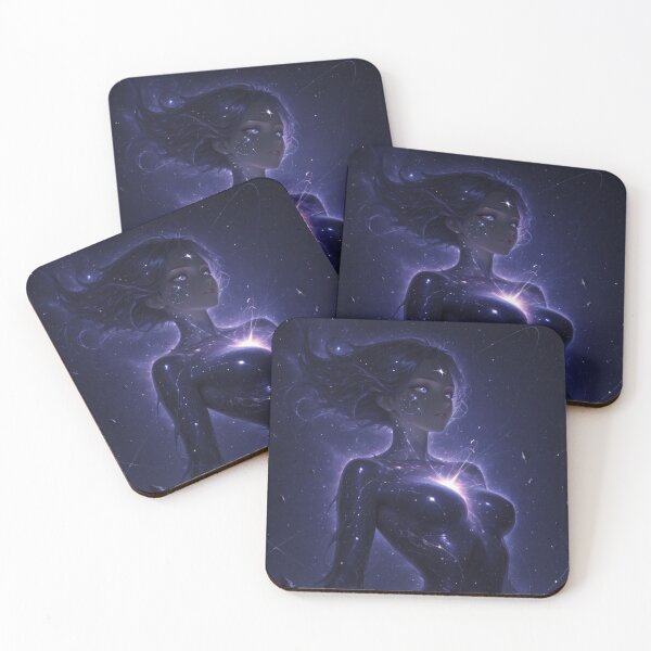 Item preview, Starborn Cosmic Goddess – Surreal Anime Fantasy Artwork designed and sold by Xynith.
