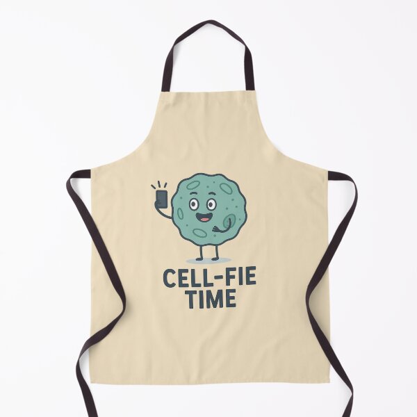 Item preview, Cell-fie Time – Funny Cartoon Cell Taking a Selfie designed and sold by Planthem.