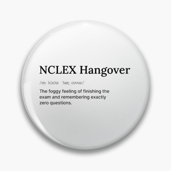 Item preview, NCLEX Hangover – I Passed, Don’t Ask Me How designed and sold by RizVibes.