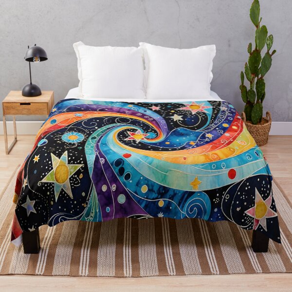 Item preview, Stars and rainbow in abstract sky designed and sold by artedamensagem.