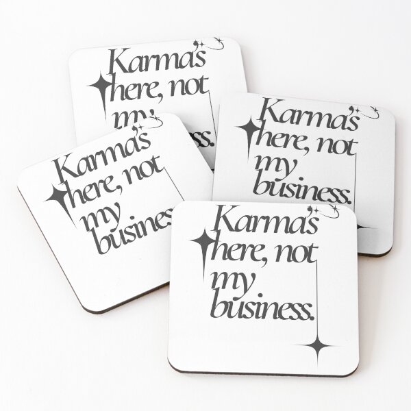 Item preview, Karma Is Here Not My Business T-Shirt  designed and sold by Teenomix.