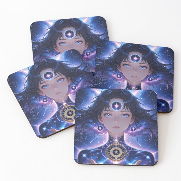 Item preview, The Astral Seer – Cosmic Compass and Anime Fantasy Art designed and sold by Xynith.