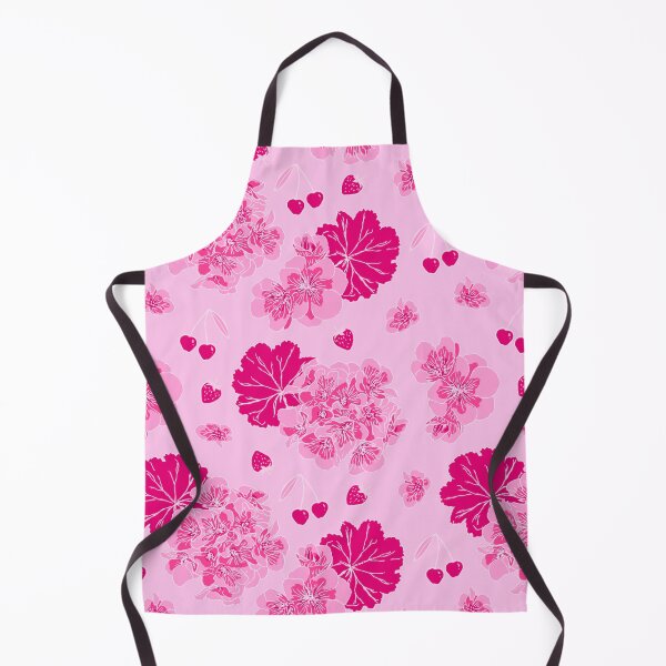 Item preview, Pink Geranium, Cherry & Strawberry Pattern designed and sold by Millefolia Design .