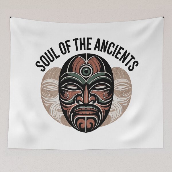 Item preview, Soul of the Ancients – Tribal Mask Design designed and sold by JPees.