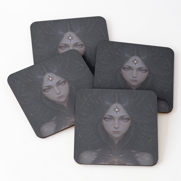 Item preview, Celestial Mystic – Cosmic Anime-Inspired Fantasy Artwork designed and sold by Xynith.