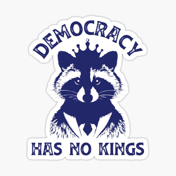 Item preview, Democracy Has No Kings T-Shirt – Patriotic Anti-Monarchy Statement Tee designed and sold by legendaryskins.