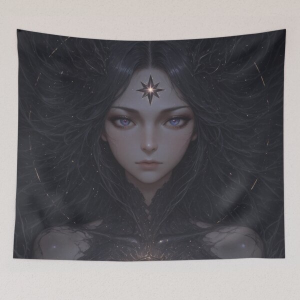 Item preview, Celestial Mystic – Cosmic Anime-Inspired Fantasy Artwork designed and sold by Xynith.