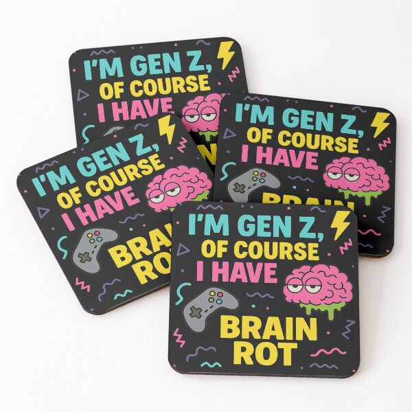 Item preview, Gen Z Brain Rot Design designed and sold by LevelUpLab.