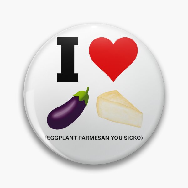 Item preview, I Heart eggplant parmesan! designed and sold by NicMacTees.