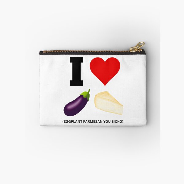 Aperçu de l'œuvre J'adore les aubergines parmesanes ! créée et vendue par NicMacTees.