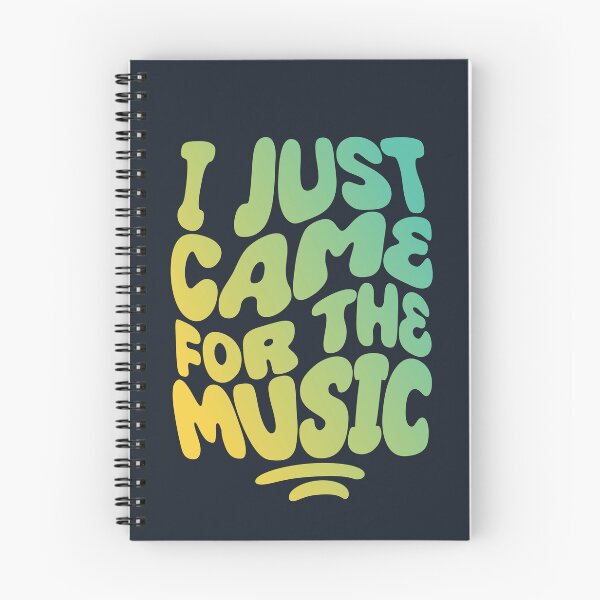 Item preview, I Just Came For The Music | 60s Psy Lettering designed and sold by monkeybusiness.pt.