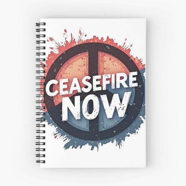 Item preview, Ceasefire Now Sticker – Bold Peace Protest Design for Anti-War Activists & Allies designed and sold by RevGuard.