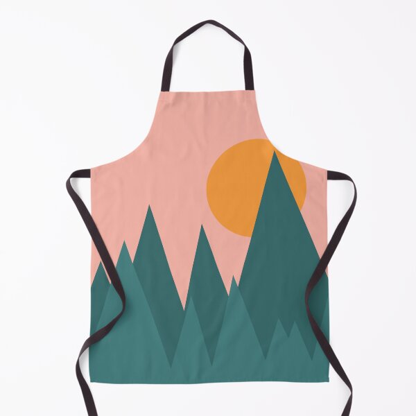 Item preview, Retro Mountain Scene Digital Art designed and sold by ElliPhotoandDesign.