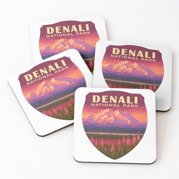 Item preview, Denali National Park Retro Mountain Wilderness Sticker designed and sold by Ismeal Von.