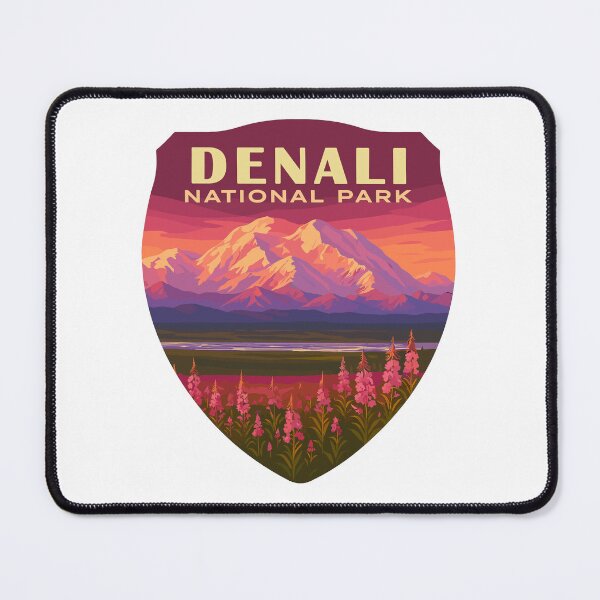 Item preview, Denali National Park Retro Mountain Wilderness Sticker designed and sold by Ismeal Von.