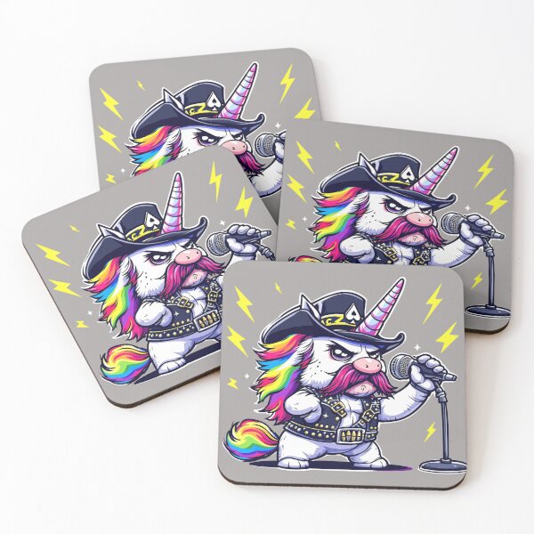 Item preview, Lemmy Unikornmister designed and sold by Rebel Unicorns: Ditch Rainbows for Rock 'n' Roll!.