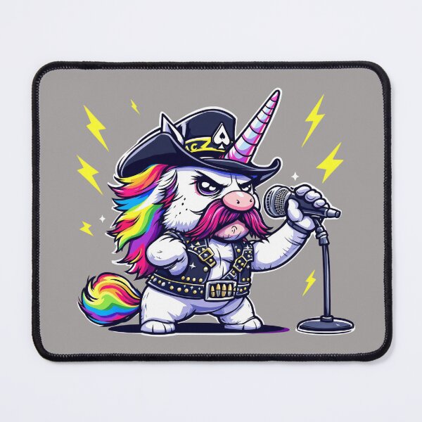 Item preview, Lemmy Unikornmister designed and sold by Rebel Unicorns: Ditch Rainbows for Rock 'n' Roll!.