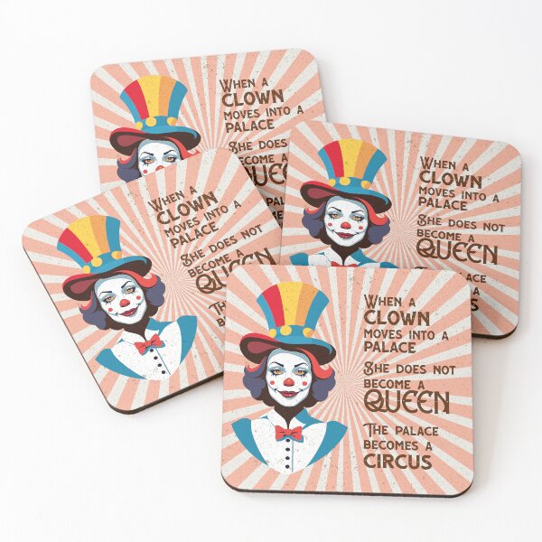 Item preview, Clown Woman in the Palace - Satirical Circus designed and sold by FocusChillax.