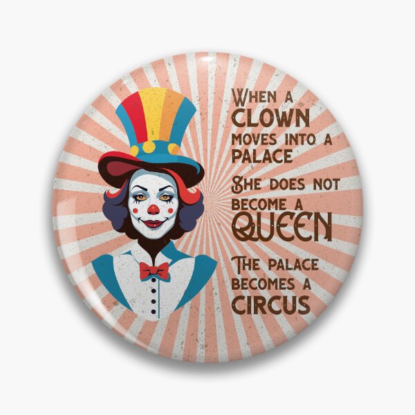 Item preview, Clown Woman in the Palace - Satirical Circus designed and sold by FocusChillax.