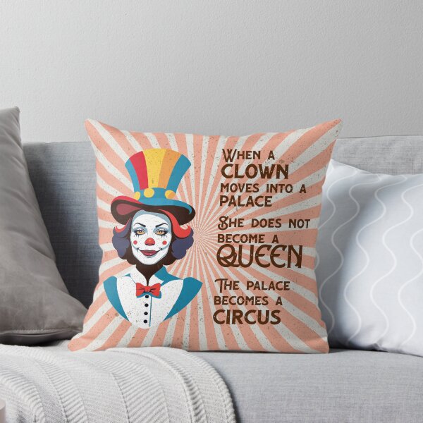 Item preview, Clown Woman in the Palace - Satirical Circus designed and sold by FocusChillax.