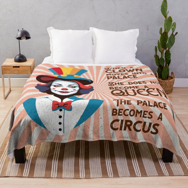 Item preview, Clown Woman in the Palace - Satirical Circus designed and sold by FocusChillax.