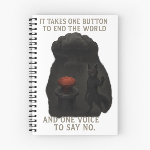 Item preview, One Button, One Voice – ShadowFox Defies the End designed and sold by ShadowFoxStudio.