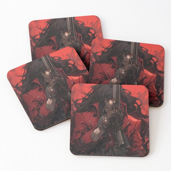 Item preview, Alucard Hellsing Anime Gunslinger Red Coat Dark Intense Gaze designed and sold by odcpappels.