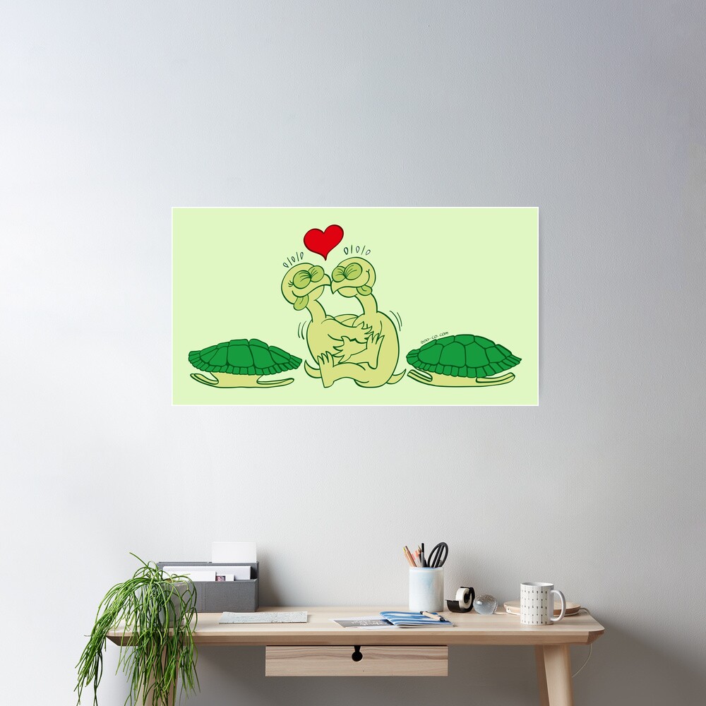 Póster for Sale con la obra «Tortugas desnudas haciendo el amor» de Zoo-co  | Redbubble