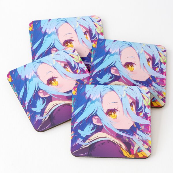 Item preview, Shiro No Game No Life Anime Colorful Whimsical Portrait Cute Genius designed and sold by rivettlihuiq.