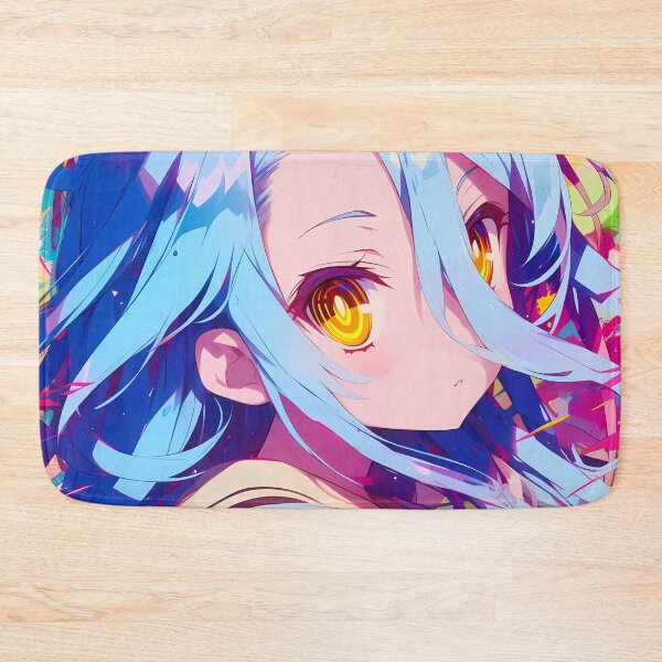 Item preview, Shiro No Game No Life Anime Colorful Whimsical Portrait Cute Genius designed and sold by rivettlihuiq.