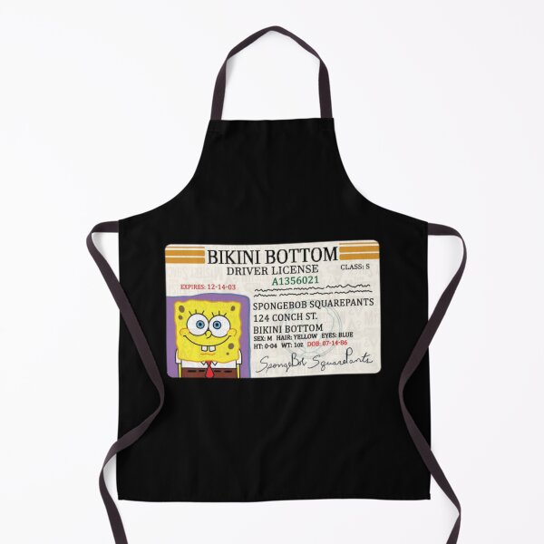Item preview, SpongeBob Bikini Bottom License Funny Cartoon ID designed and sold by thundergearshop.