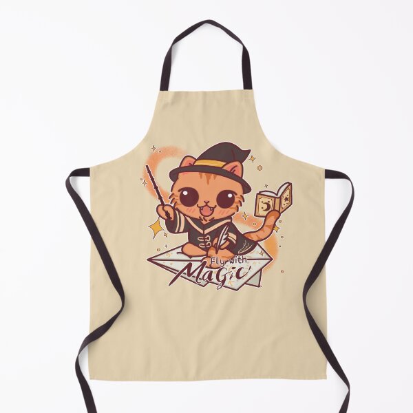 Item preview, Fly with Magic – Kind Wizard Cat on Paper Glider designed and sold by BGMeYou.
