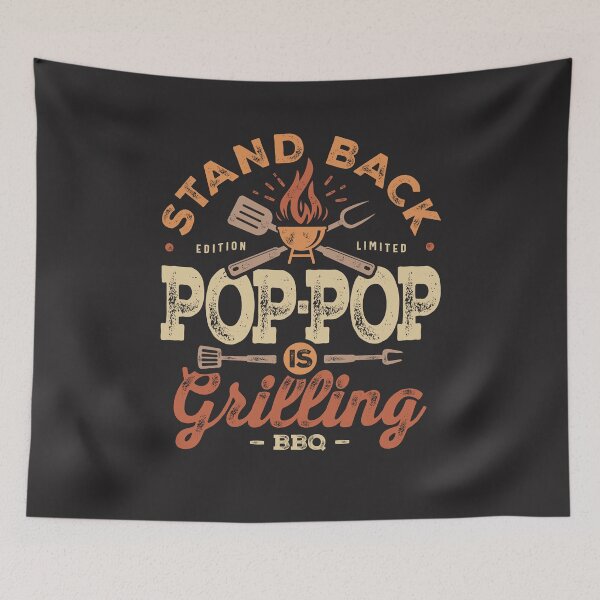Item preview, Stand Back Pop-Pop Is Grillin' Funny BBQ Grilling Pop-Pop designed and sold by cidolopez.