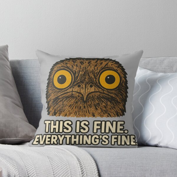 Item preview, Potoo Panic – This Is Fine designed and sold by Planthem.