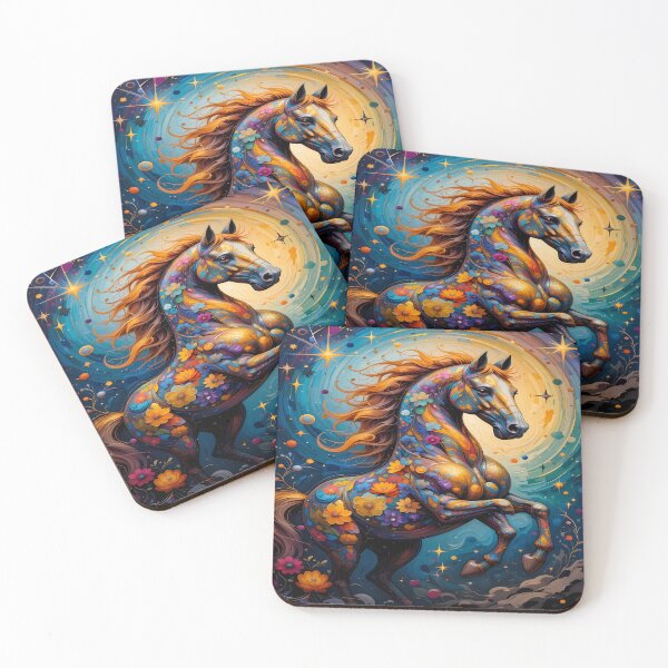 Item preview, Cosmic Horse – Mystical Artwork designed and sold by PawPrintStyles.