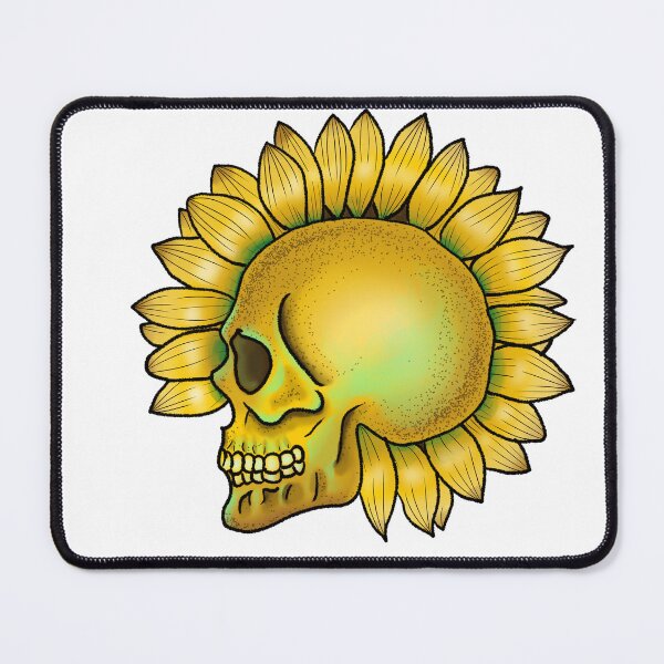 Item preview, Sunflower Skull designed and sold by BG-Digital.