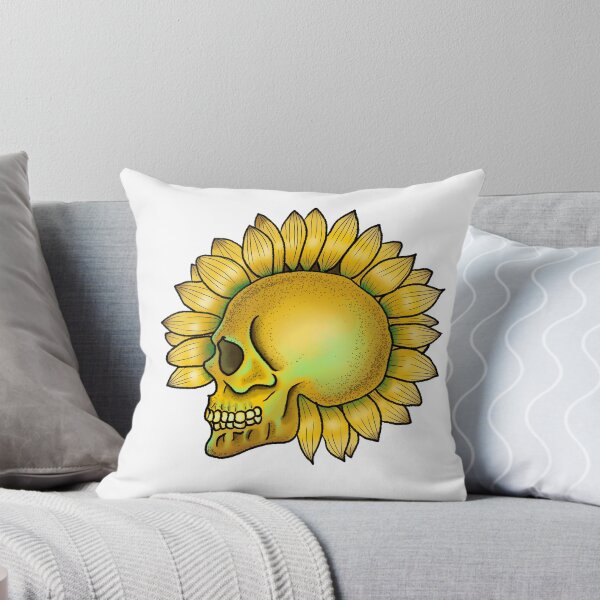 Item preview, Sunflower Skull designed and sold by BG-Digital.