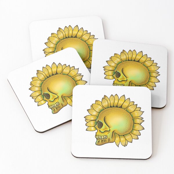 Item preview, Sunflower Skull designed and sold by BG-Digital.