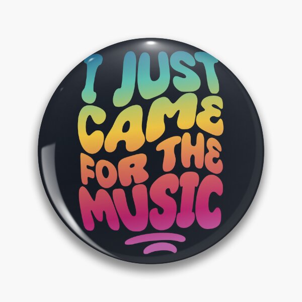 Item preview,  I Just Came For The Music | 60s Psy Lettering designed and sold by monkeybusiness.pt.