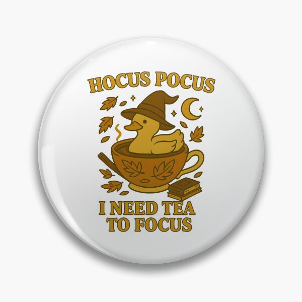 Item preview, Witchy Duck & the Enchanted Teacup – Autumn Magic in Flight designed and sold by inkNext.