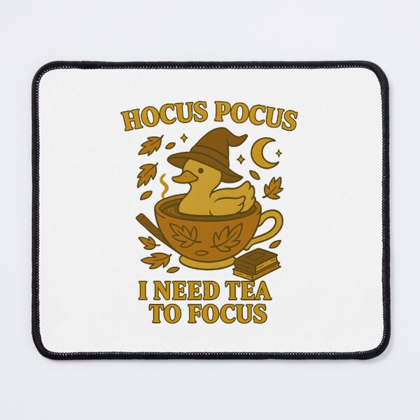 Item preview, Witchy Duck & the Enchanted Teacup – Autumn Magic in Flight designed and sold by inkNext.