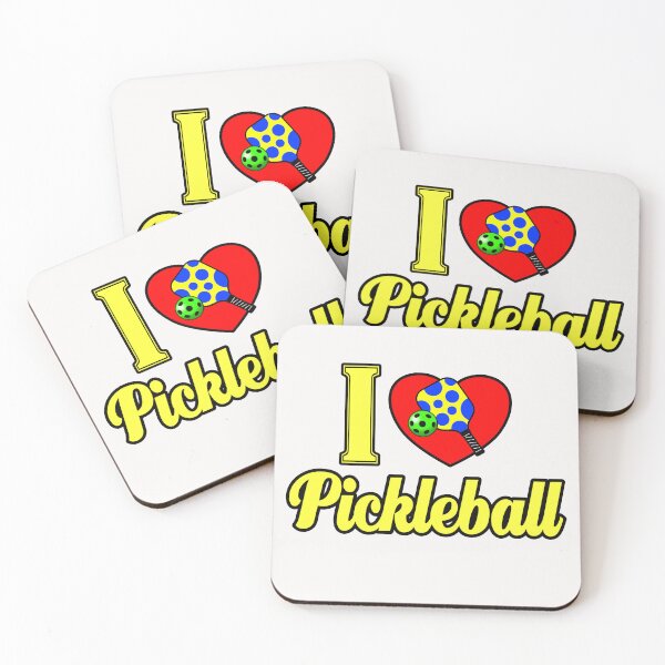 Item preview, I Love Pickleball Graphic Logo. designed and sold by Uncle Steve The Cartoonguy's Pickleball Madness..