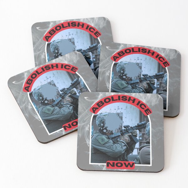 Aperçu de l'œuvre Abolissons ICE maintenant ! créée et vendue par leftyshirts.