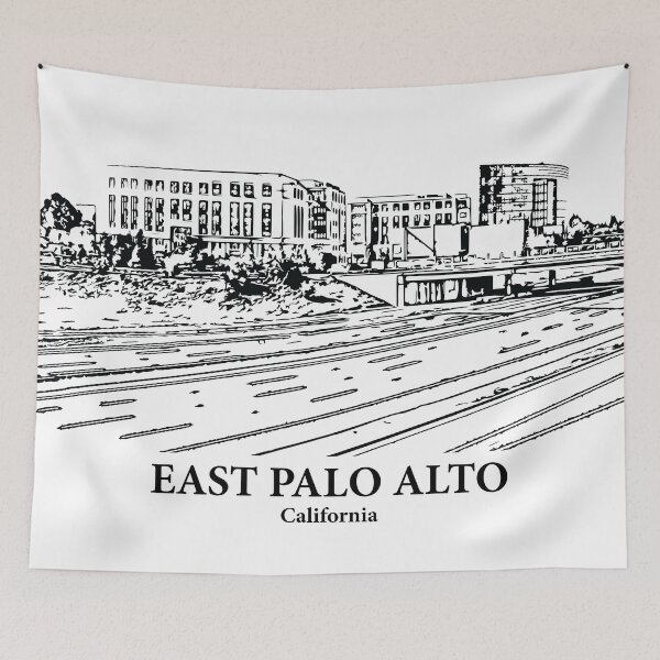 Item preview, East Palo Alto - California designed and sold by Lakeric Cityscapes.